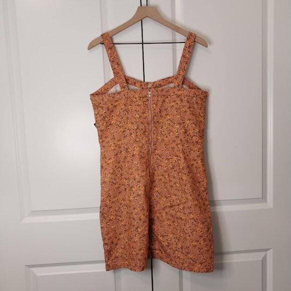 No Boundaries Juniors Button Front Pinafore - Picture 7 of 10